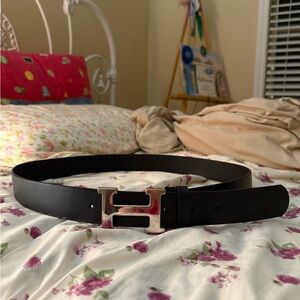 Black Hermes Belt